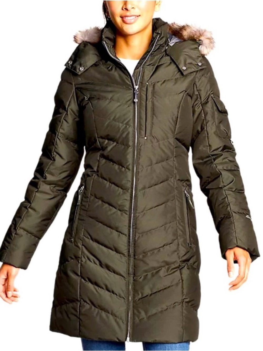 Eddie Bauer Women’s Sun Valley Down Parka Petite Medium